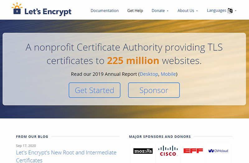 Let’s Encrypt免费SSL证书可能存在的问题-悦然建站
