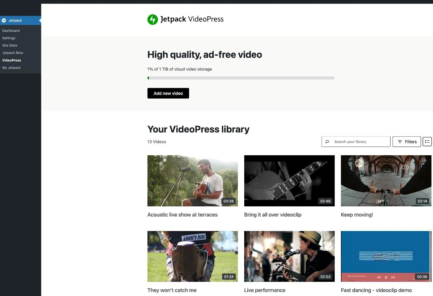 悦然插件分享：wordpress视频加速插件 Jetpack VideoPress-悦然wordpress建站