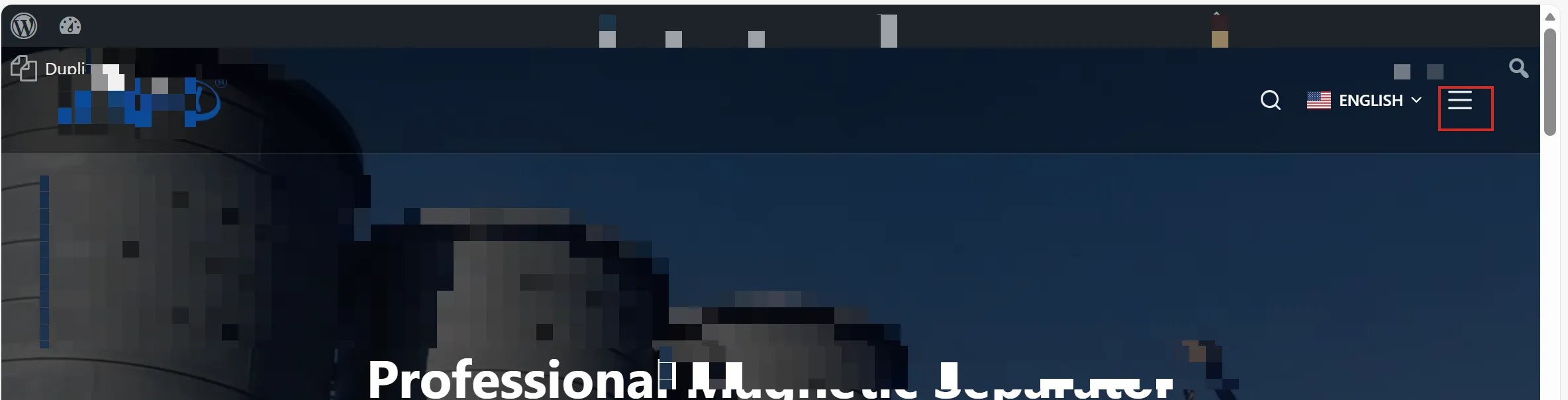 wordpress外贸建站教程:导航菜单文字和LOGO按扭重叠的处理方法-悦然wordpress建站 wordpress外贸建站教程:导航菜单文字和LOGO按扭重叠的处理方法-悦然wordpress建站